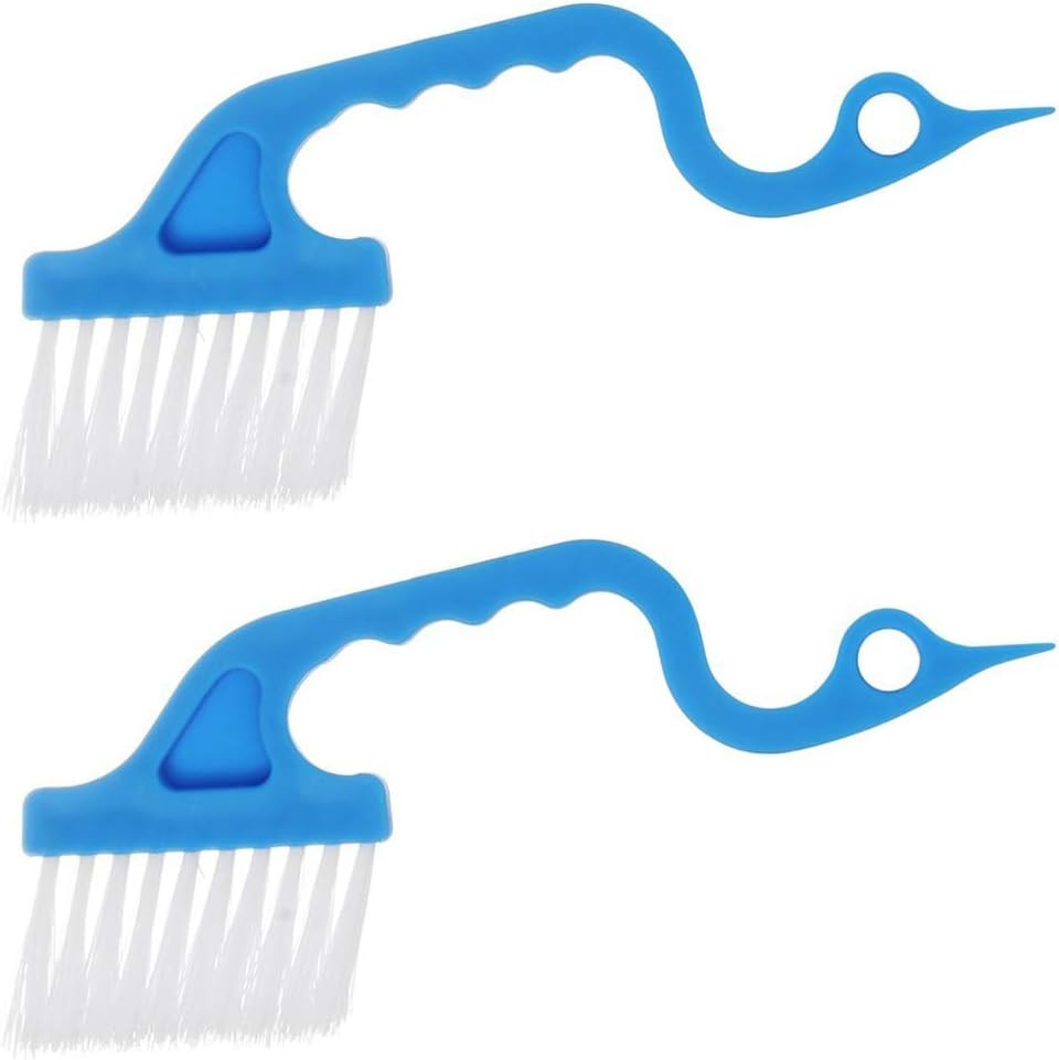 2Pcs Hand-Held Groove Gap Cleaning Tools Door Window Track Kitchen Cleaning Brus