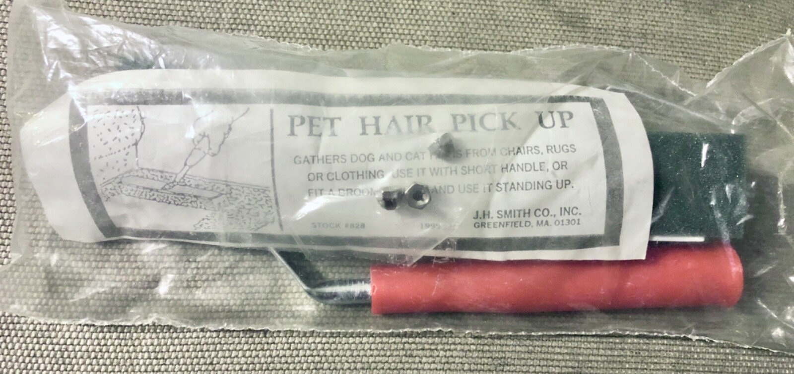 Vintage 1985 J.H. Smith Co, Pet Hair Pick Up – Made in USA – NOS