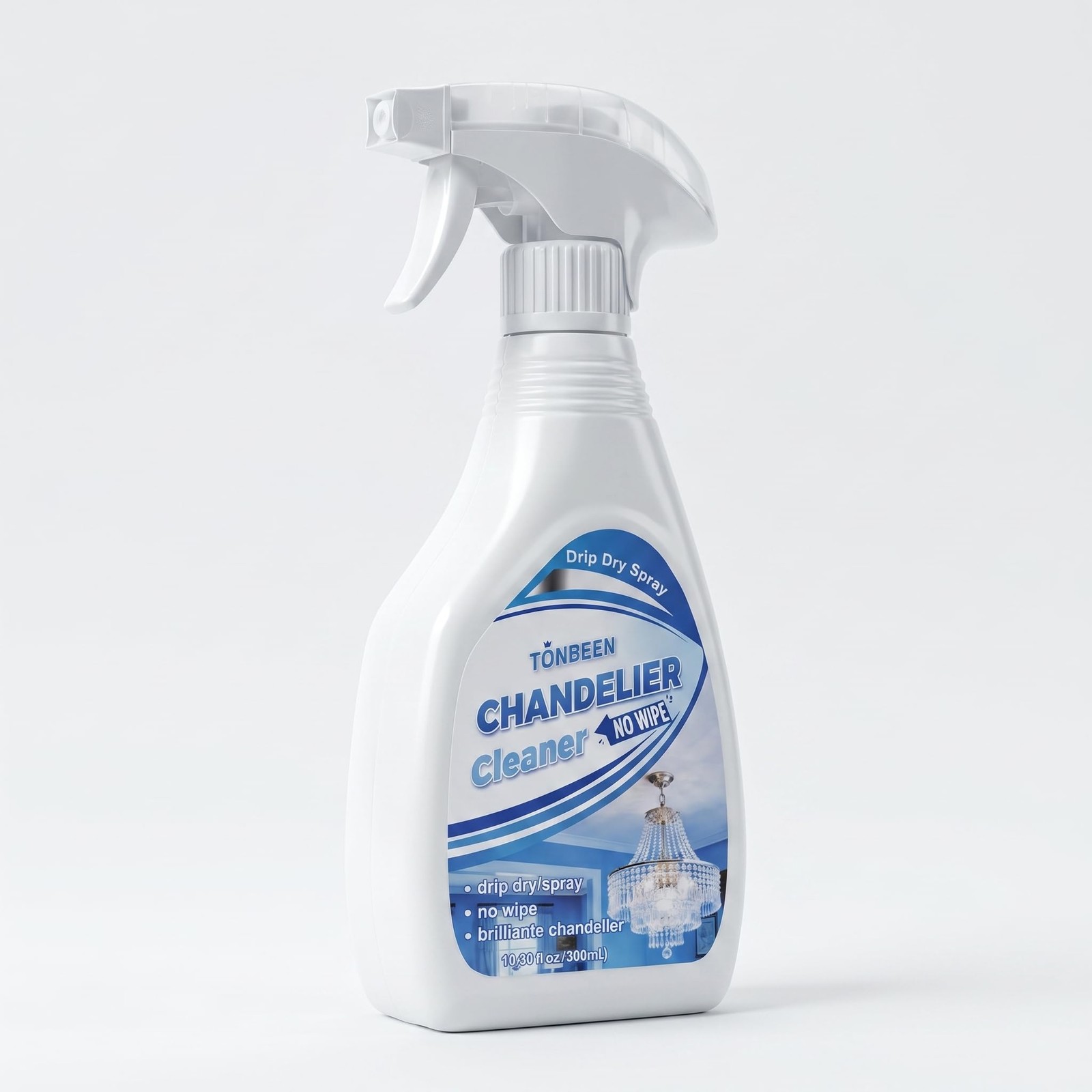 Crystal Chandelier Cleaner Drip Dry Spray – No Wipe Streak Free Dust Remover …