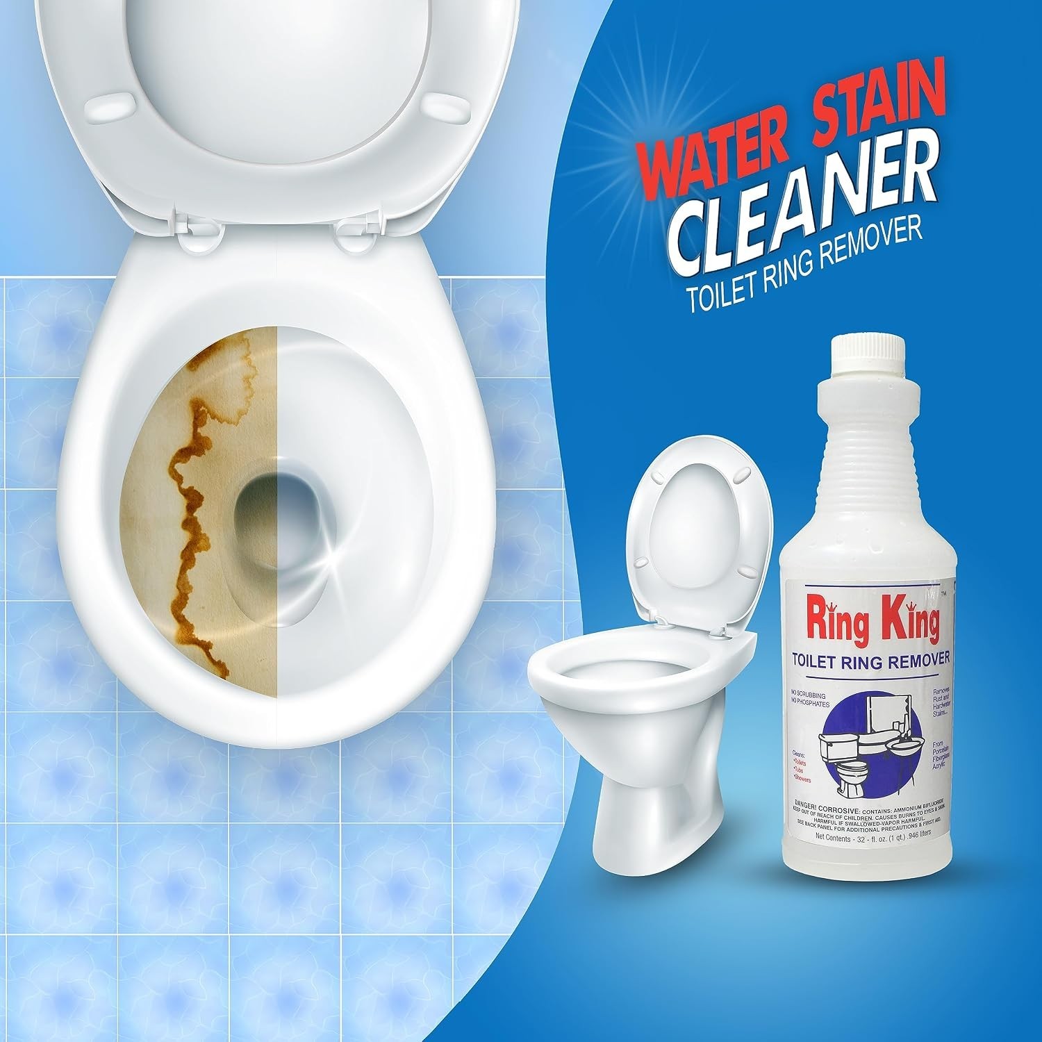 Brand – Ring King Toilet Bowl Cleaners | Pack Of 12 Toilet Bowl Cleaner Liqui…