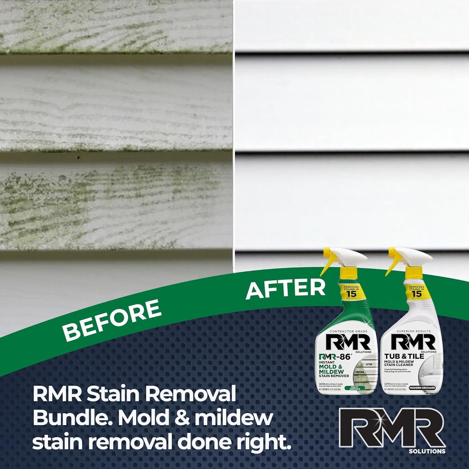 Rapid Stain Removal Spray Kit 2 Bottles 950ml Indoor Outdoor Cleaning Solution
