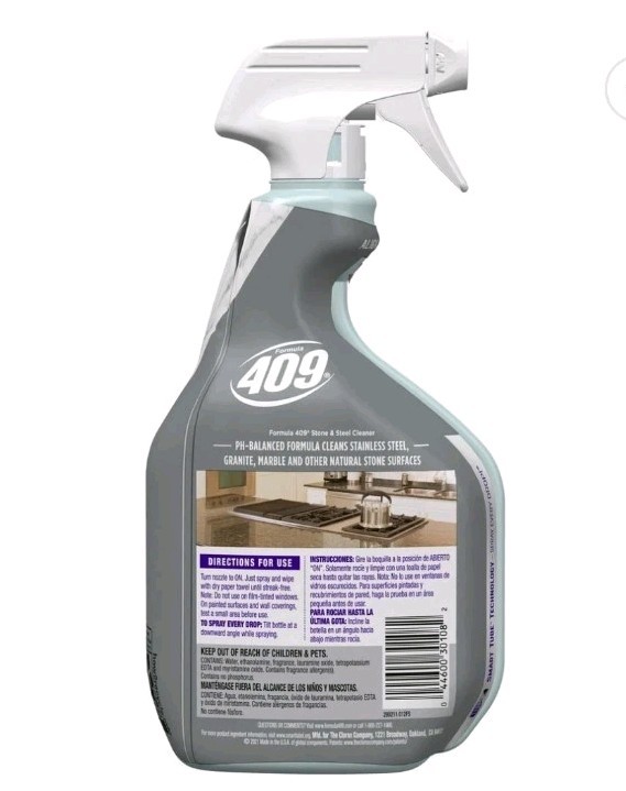 Formula 409 Stone and Steel Cleaner, Spray Bottle, 32 OuncesFormula 409 Stone…