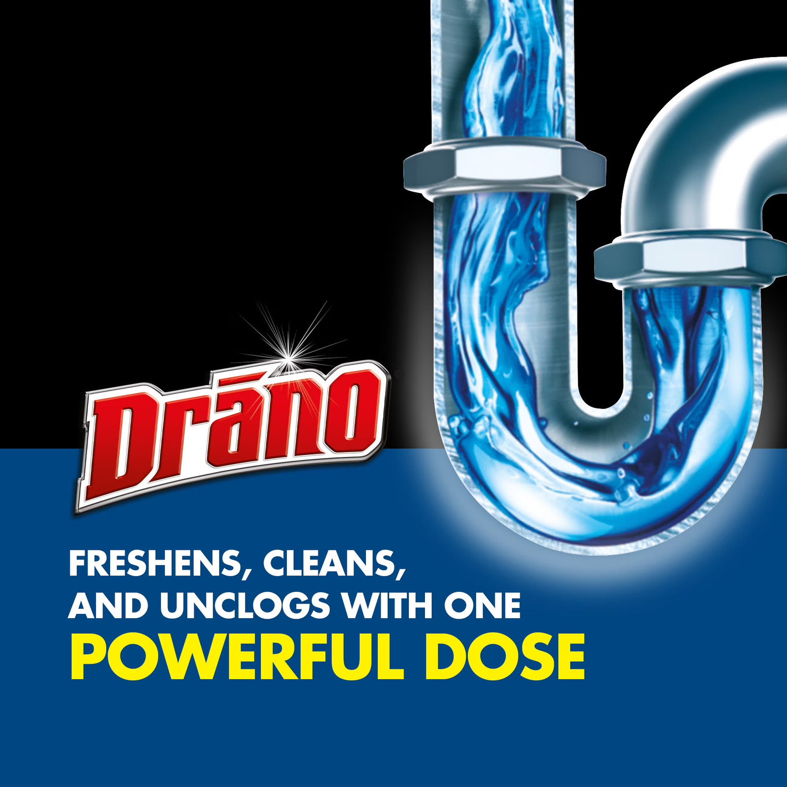 Dual-Force Foamer, Hair and Drain Clog Remover, Commercial Line, 17 fl oz
