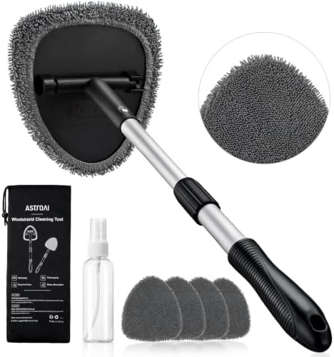 AstroAI 21″ Extra-Long Windshield Cleaner Tool, Car Interior Detailing