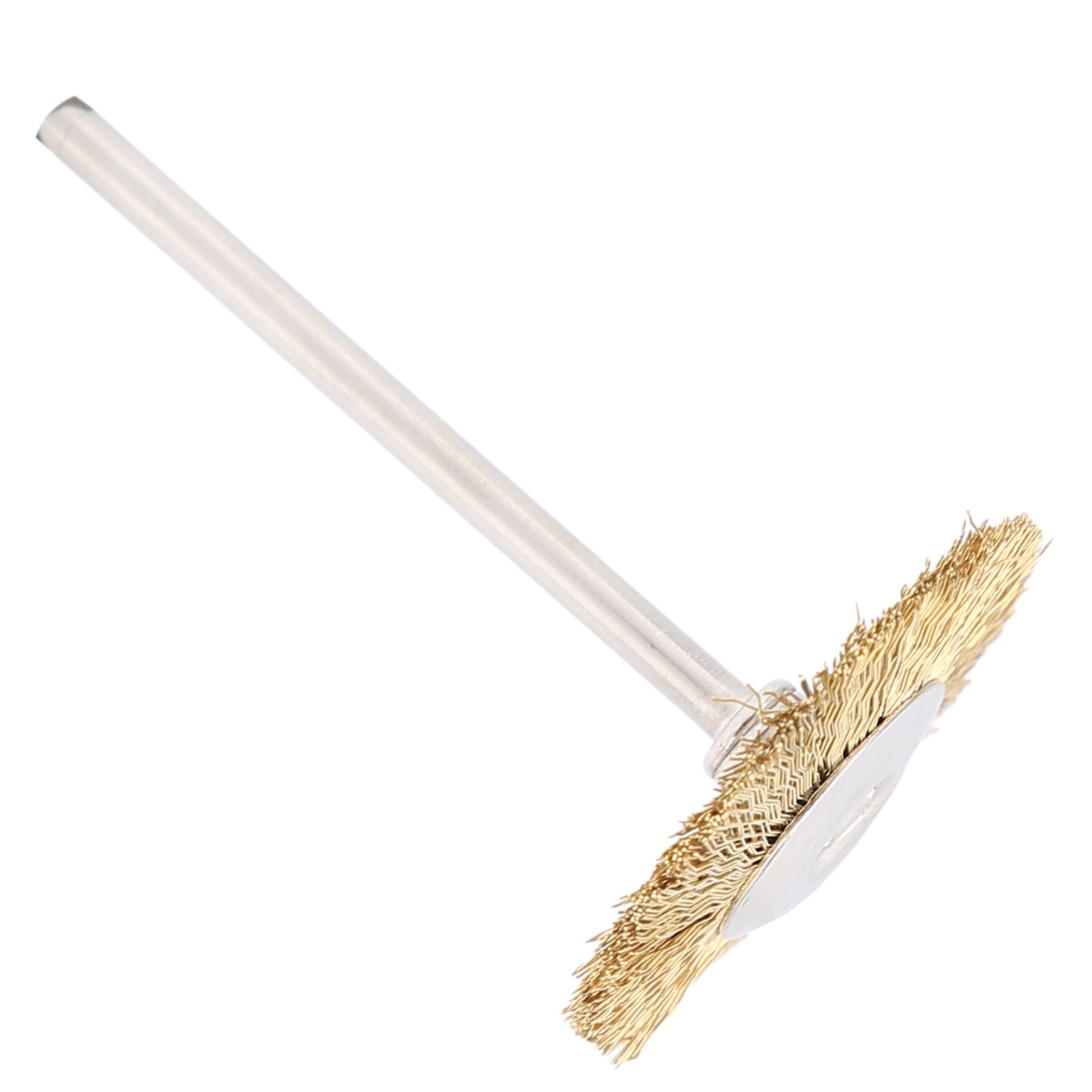 T Shaped Nail Drill Bit Cleaning Brush Brass Wire Grinding Head Cleaner Brush