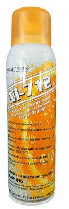 NI-712 Odor Eliminator Orange Dry Mist – Fast Pet Smoke Odor Remover 3 Pac