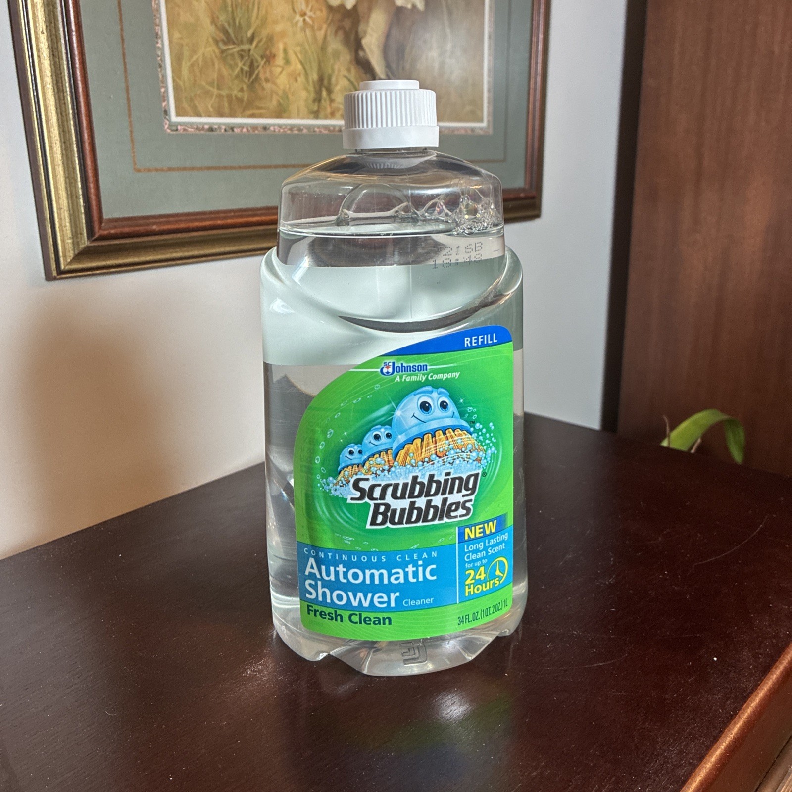 Scrubbing Bubbles Automatic Shower Cleaner Refill 34 FL OZ Original Fresh Scent