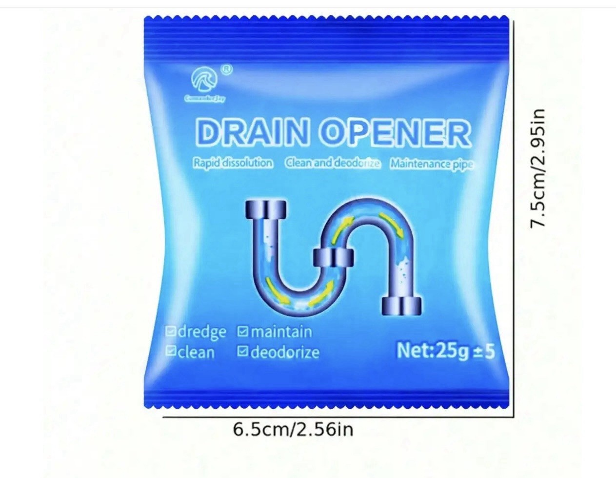 10x Super Strong Drain Cleaner Kitchen Toilet Pipe Clog Remover Fast Acting