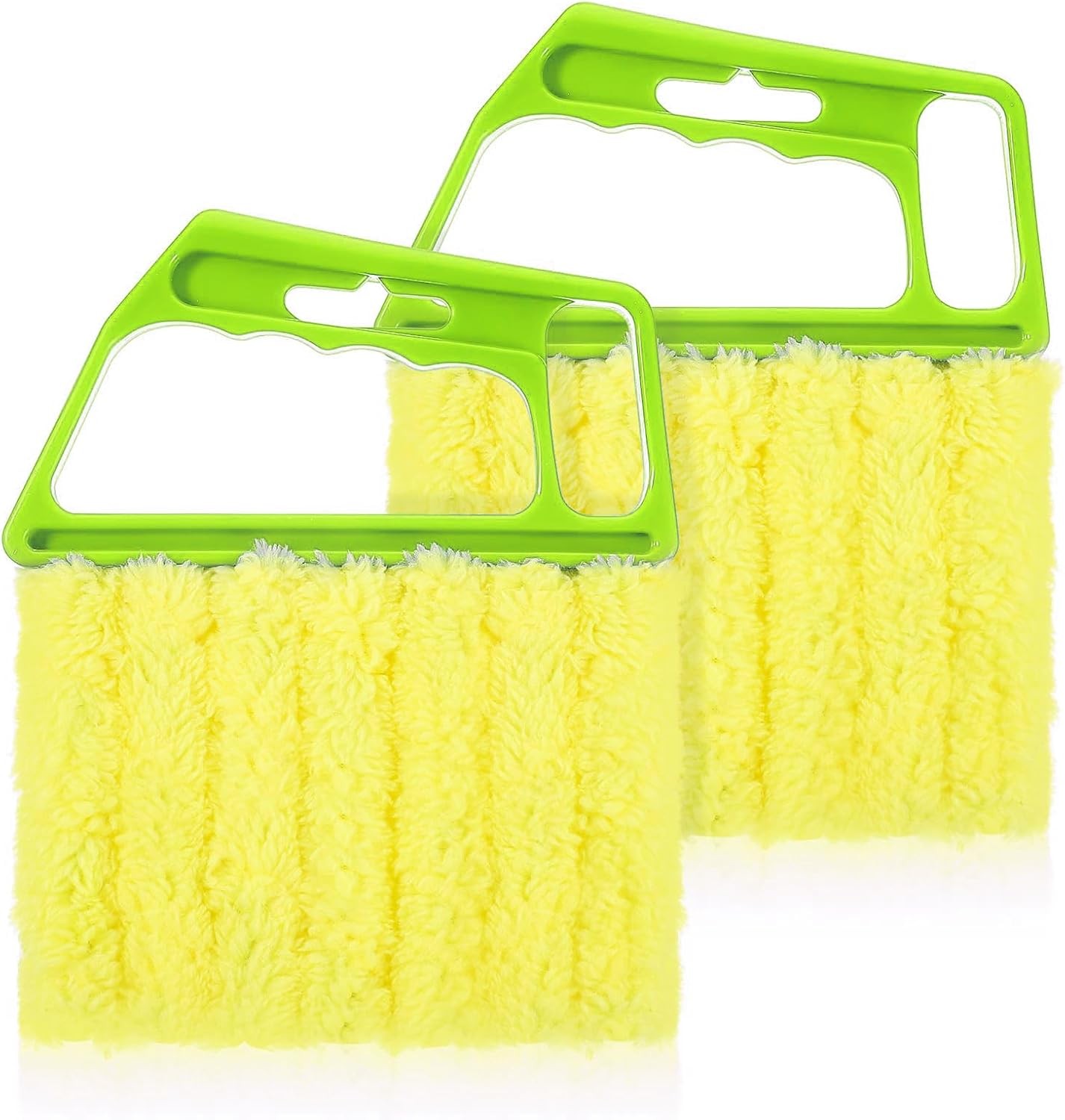 2-Pack Microfiber Blind Cleaner Tools – 7-Finger Washable Duster for Venetian Bl