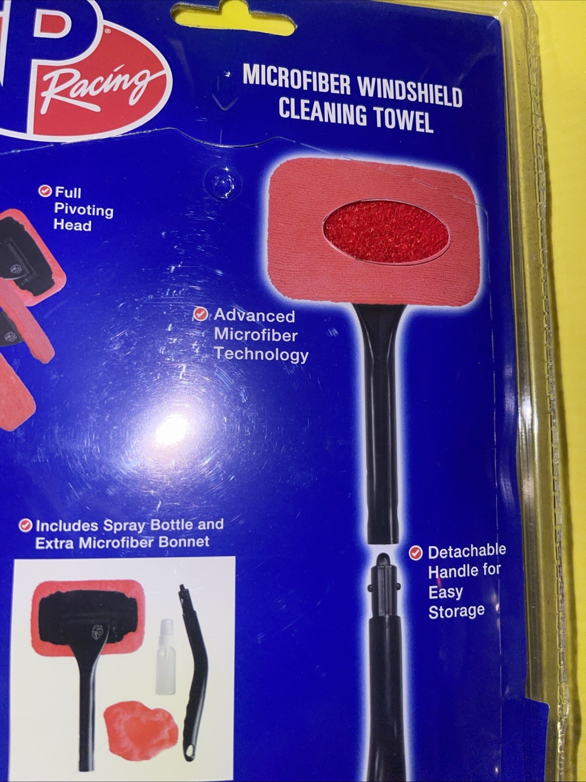 VP Racing Microfiber Car Windshield Cleaning Towel Kit NIB With Spray Bottle