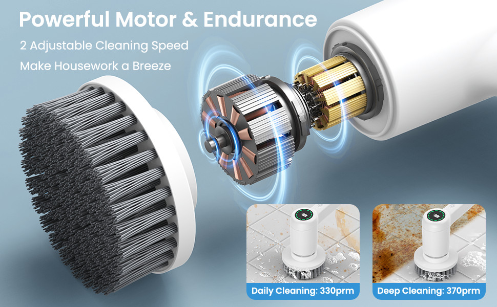 6-in-1 Cordless cleaner Scrubber cleaning kitchen car bathtub window corner tile