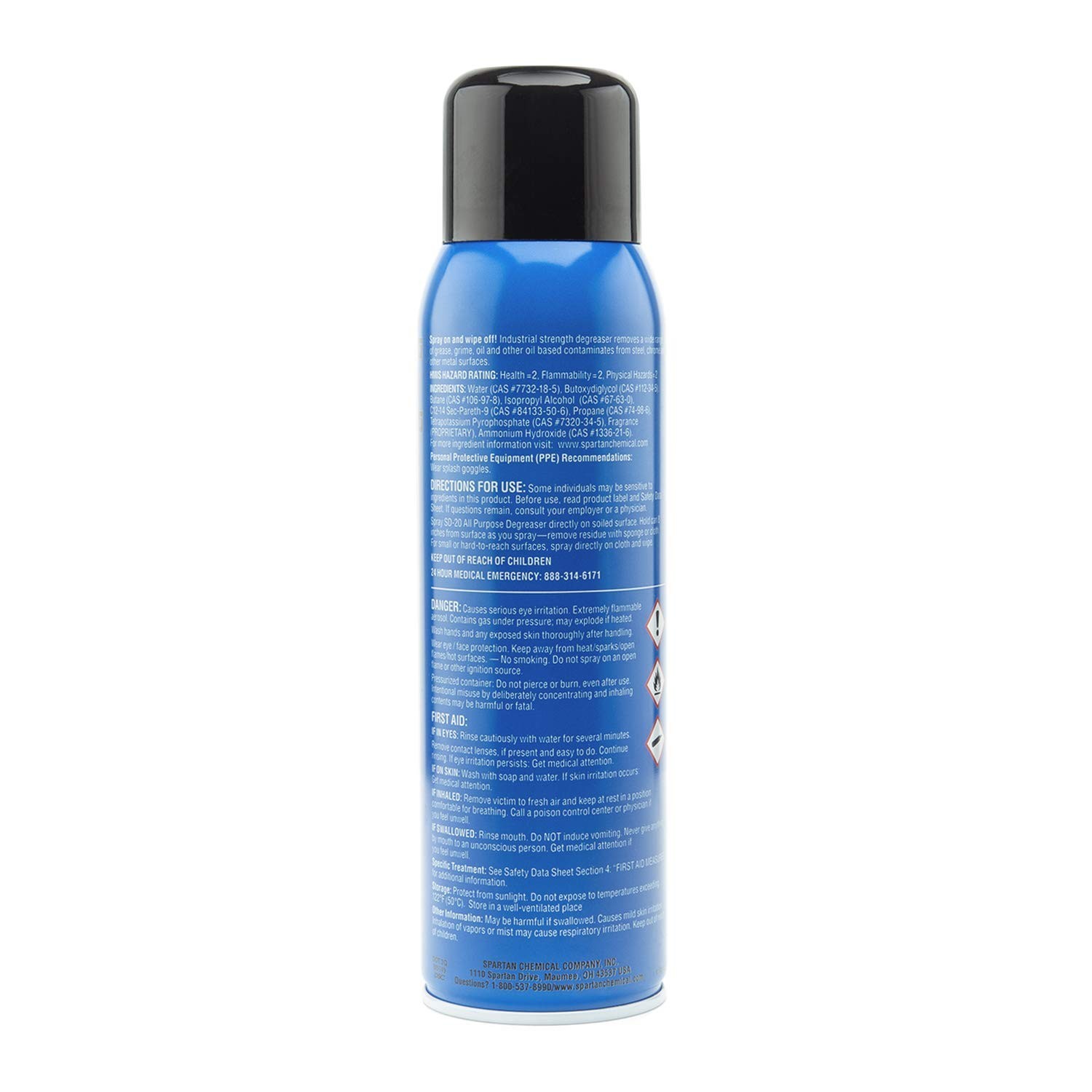 Spartan SD-20 All Purpose Degreaser 1 lb 2 oz/ 510g, Spray on-Wipe … Fast Ship