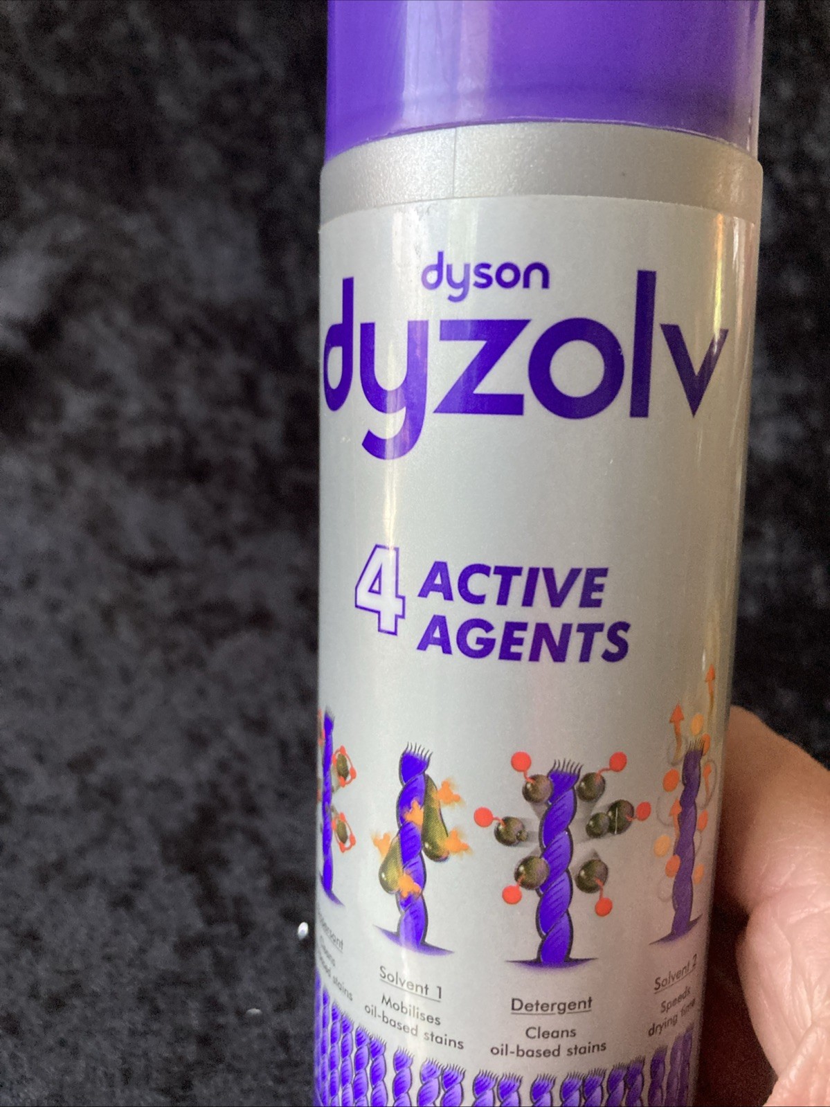 NEW Dyson Dyzolv Spot Spray Cleaner Carpets & Rugs 4 Active Agents 8.5 oz New