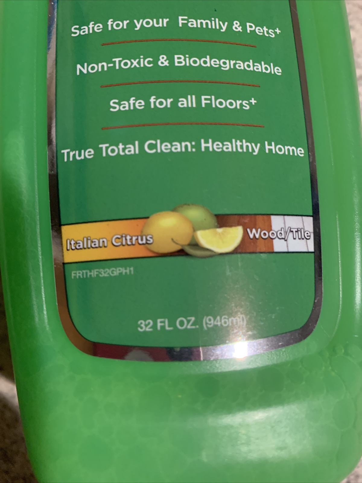 Shark Wood & Hard Floor Cleaner ITALIAN CITRUS 32 Oz HARD TO FIND