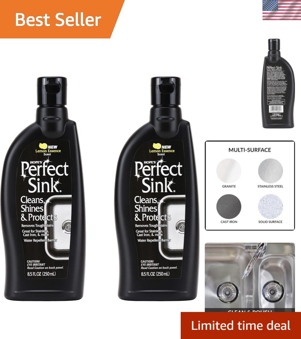 8.5 oz Perfect Sink Cleaner & Polish – Gentle, Multi-Surface Stain Remover