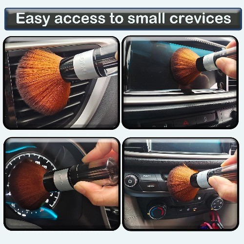 Car Interior Dusting Brush Dust Sweeping Color: Style 1 (1 medium black brush)