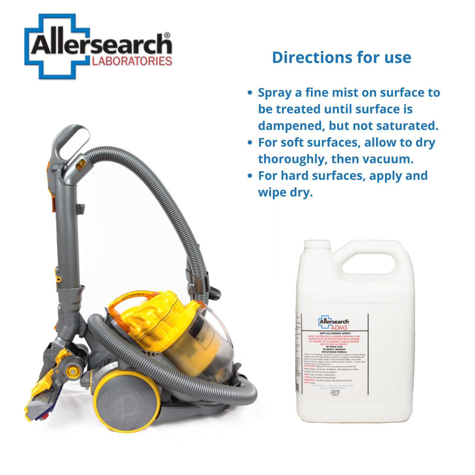 Allersearch ADMS Anti-Allergen Spray Gallon Refill (128 Oz)