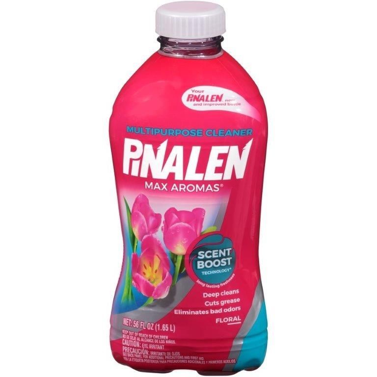 PINALEN Multipurpose Cleaner Scent Boost Technology 56 Oz Floral Delight + Cloth