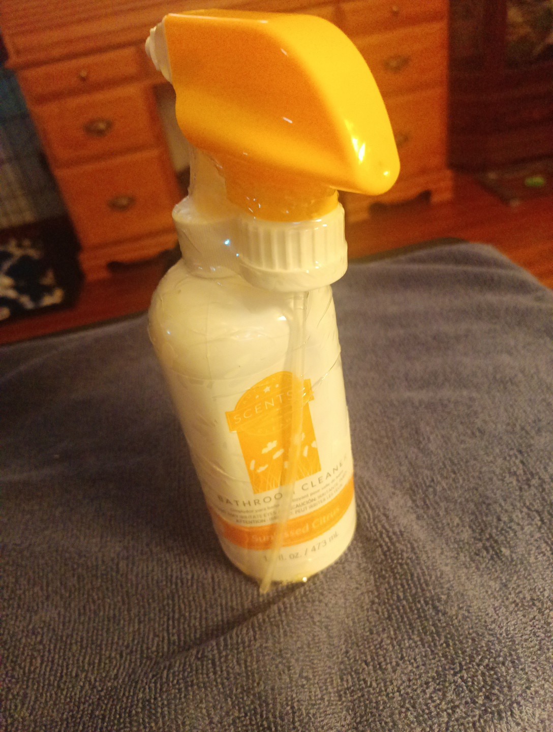 NEW Scentsy 16 Oz Sunkissed Citrus Bathroom Cleaner ~ Sealed