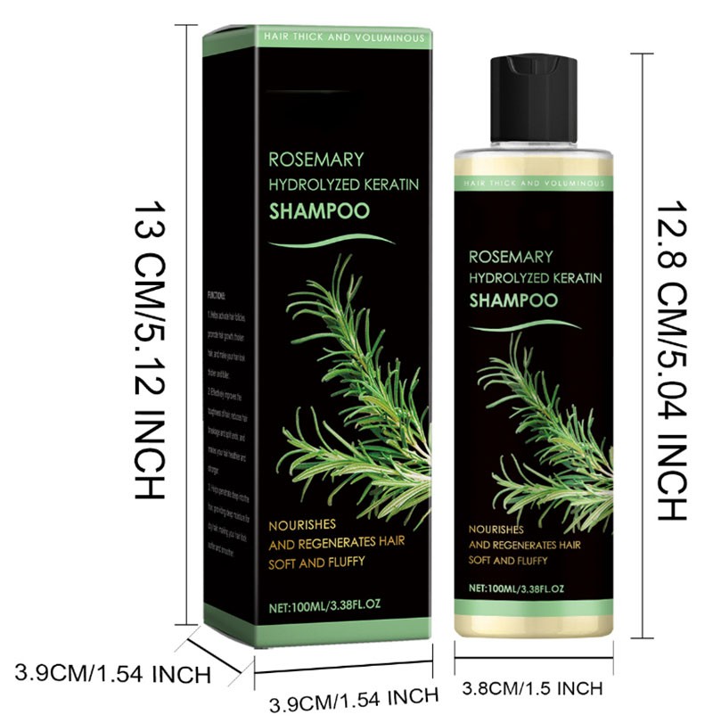 Organic Rosemary Hair Growth Shampoo for Women and Men-Natural Thickening