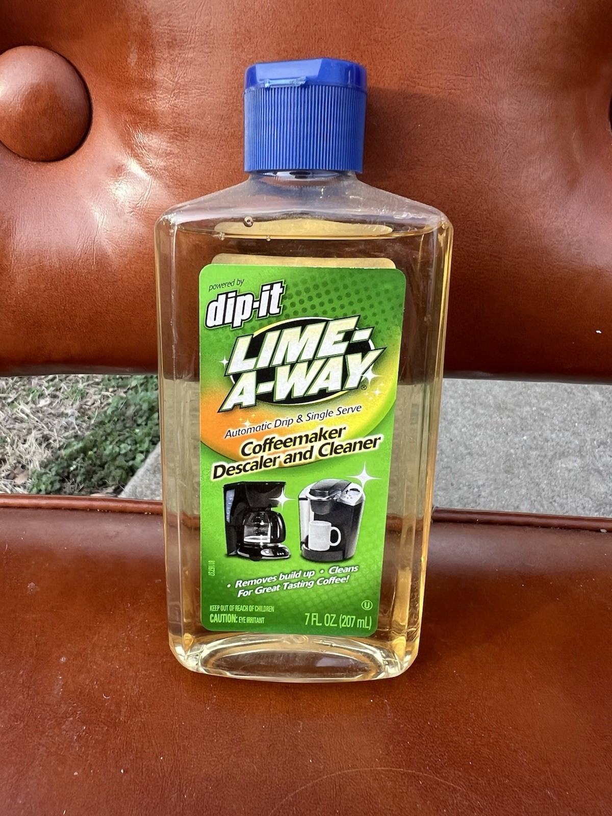 DIP-IT Lime-A-Way Coffeemaker Descaler & Cleaner 7 oz Liquid Bottle SEALED NEW