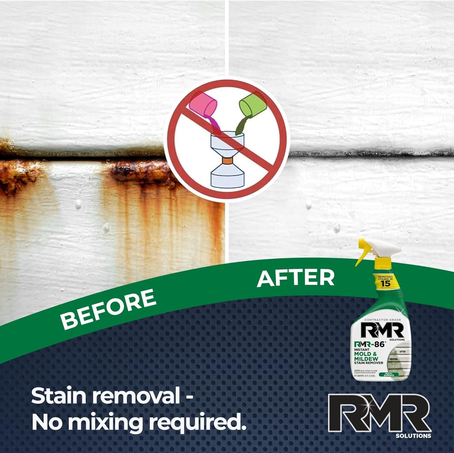 30 Fl Oz RMR-86 Mold Stain Remover – Safe, Fast Acting Spray for Every Surface