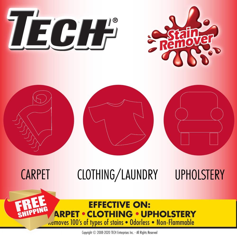 TECH Stain Remover 16 fl oz (2×8 oz)