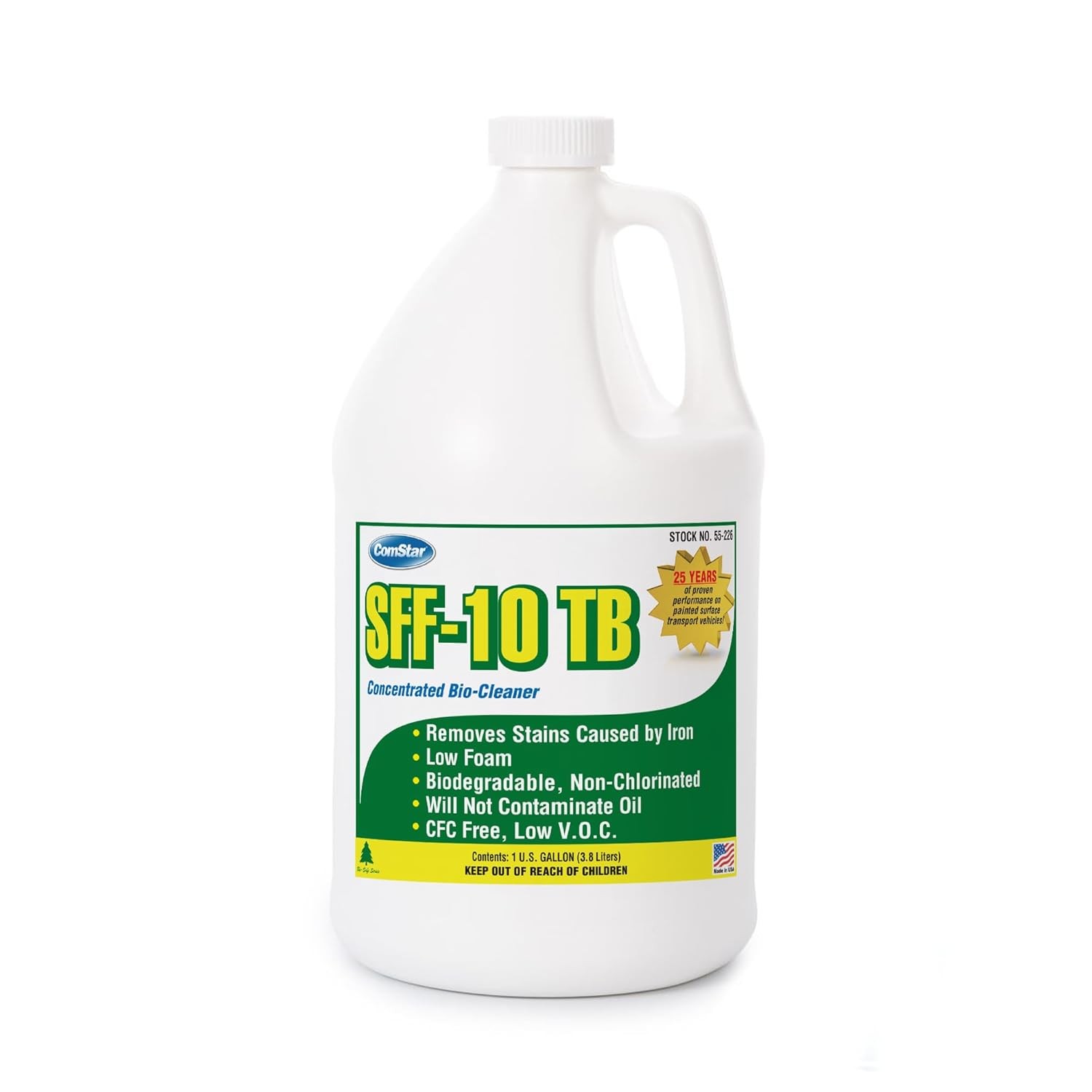 ComStar SFF-10 TB 1 Gal Exterior Cleaner & Iron Stain Remover for Trains & Buses