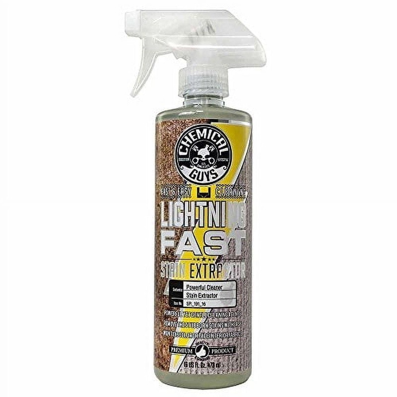 Lightning Fast Carpet Upholstery Stain Extractor Cleaner 16oz Super Powerful New