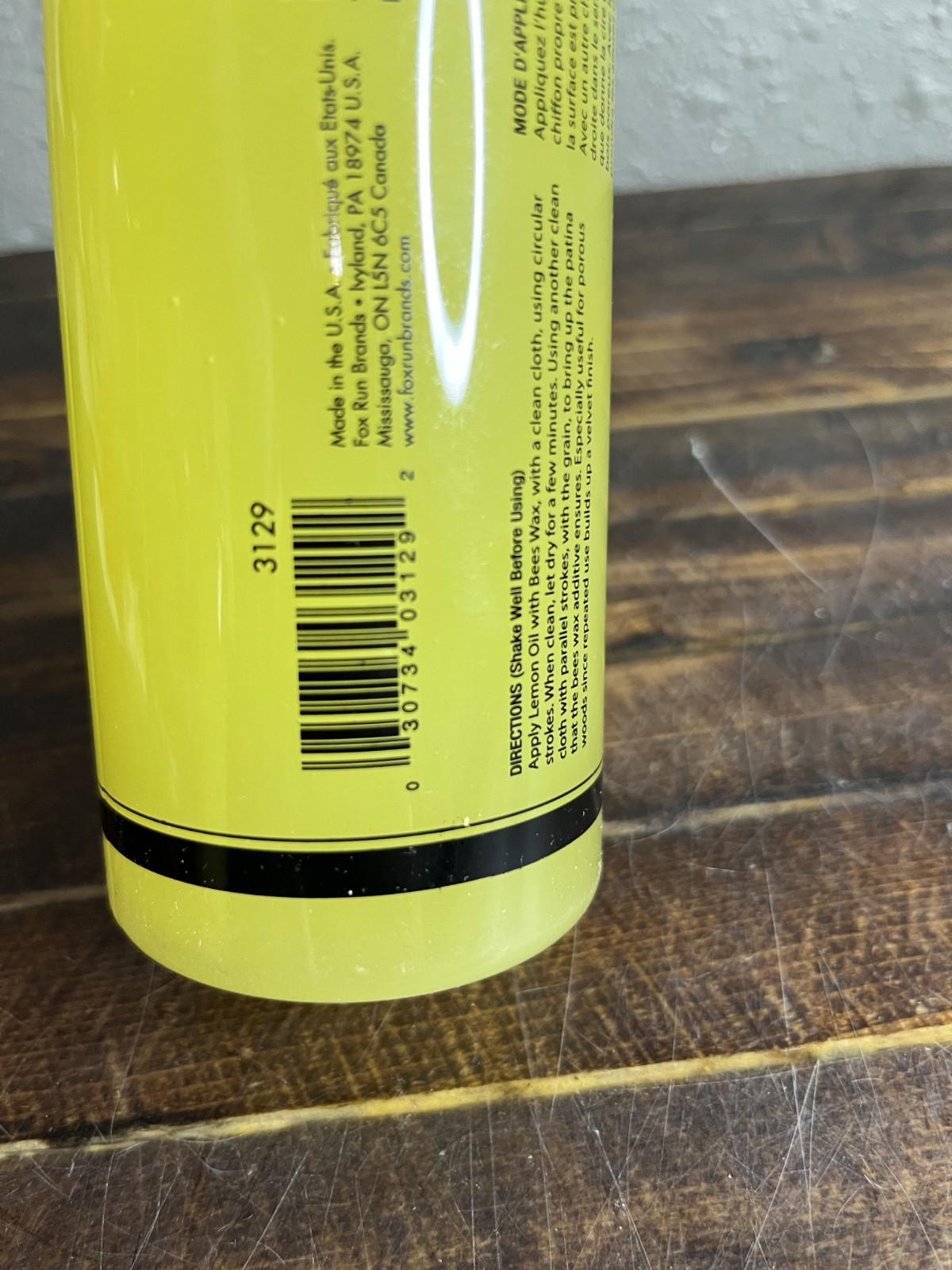 Old Craftsmen’s Lemon Oil Bees Wax Furniture Polish Wood Protector 16oz
