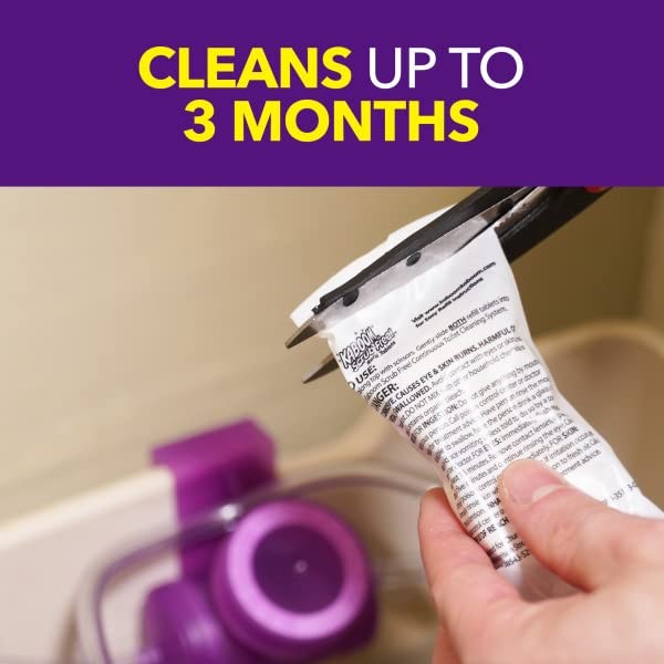 Kaboom Scrub Free! Continuous Clean Refillable Toilet Cleaning System, 1 Devi…