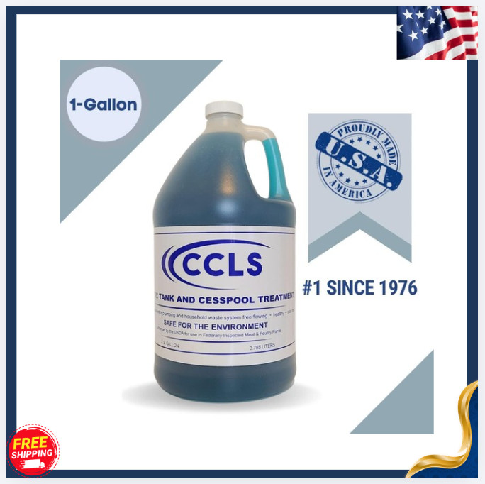 New Septic Tank Treatment 1 Gallon Organic Enzyme Bacteria Additive