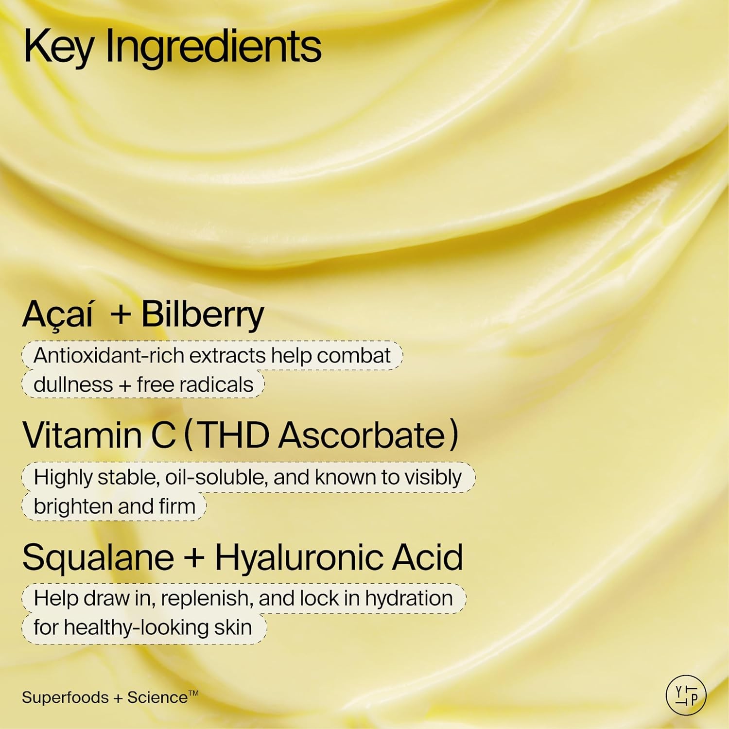 Youth To The People Superberry Hydrate + Glow Dream Mask – Hyaluronic Acid, Sq