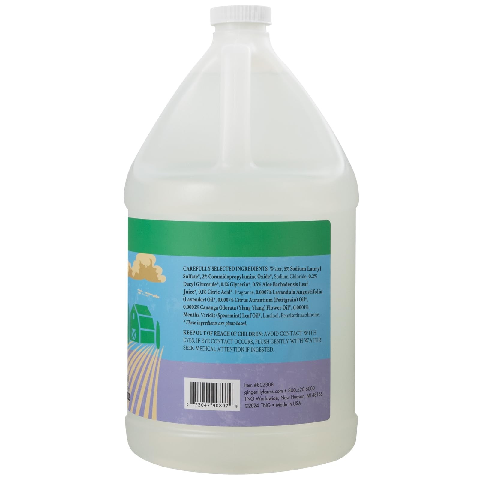 Ginger Lily Farms Botanicals PlantBased Liquid Dish Soap, Concentrated Formul…