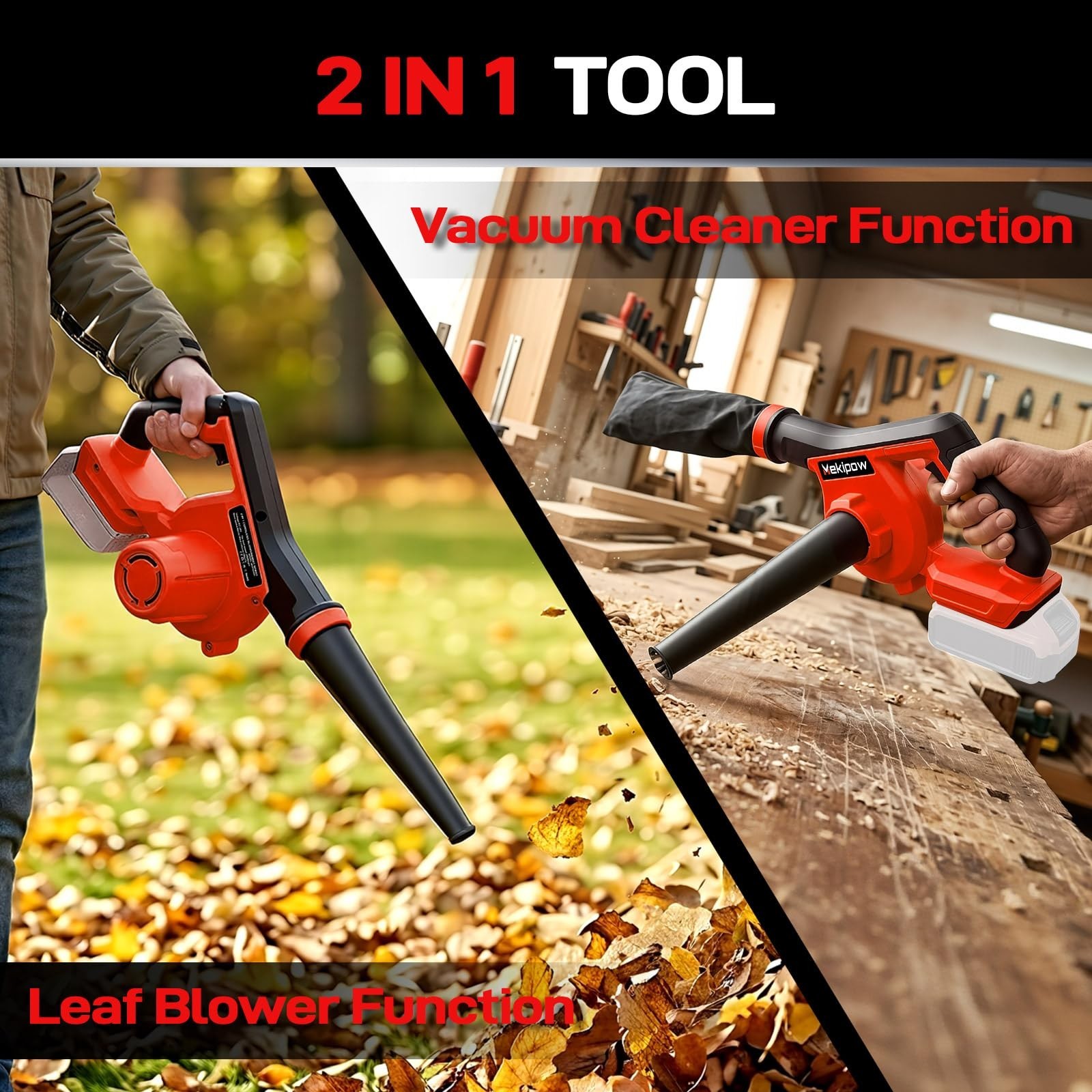 Electric Diatomaceous Earth Duster for Milwaukee 18V Battery, 3-in-1 Garden Appl