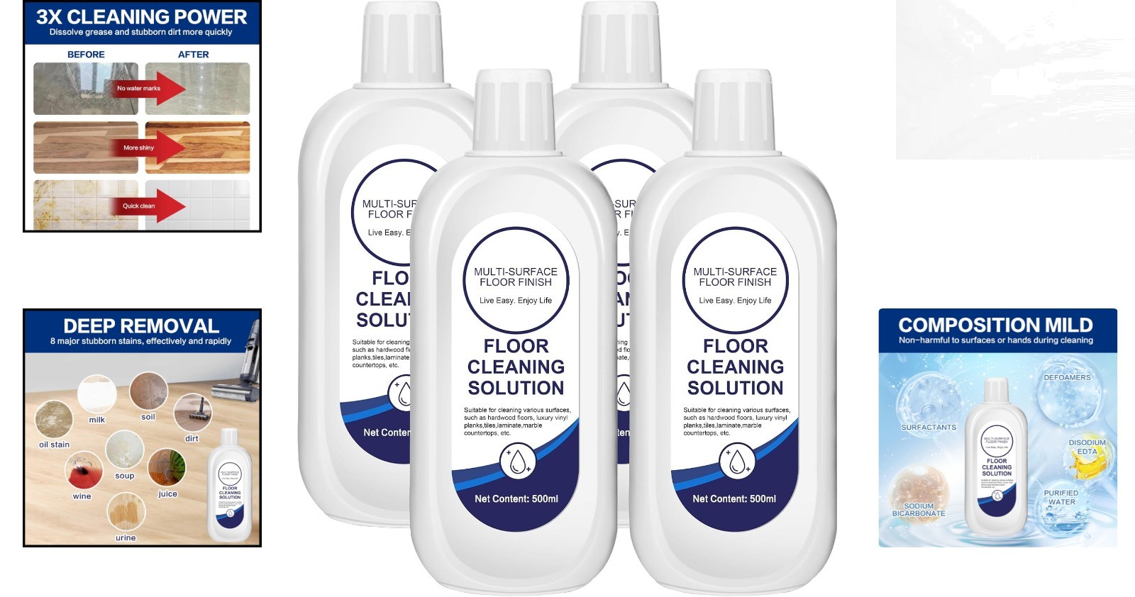 Versatile Multi-Surface Cleaning Solution for Tineco & Robot Vacuums – 67 Fl Oz