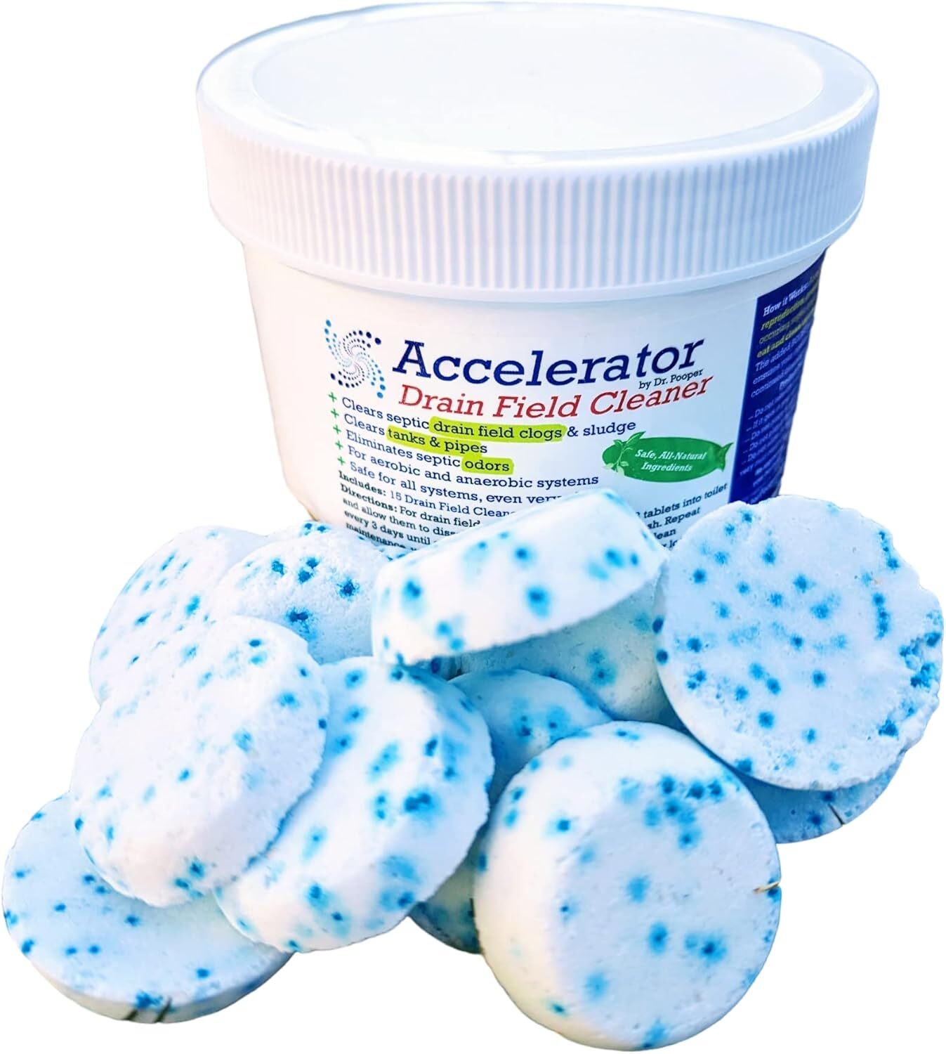Drain Field Cleaner Bio Accelerator Clears Organic Clogs In Septic Systems 32Oz