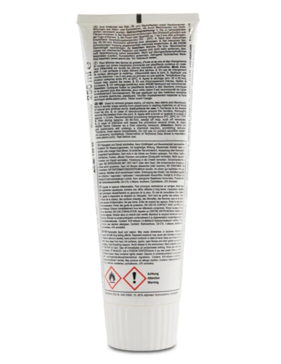 Akemi Oil & Grease Remover Paste for Stone/Marble & More – (1) 250ml tube