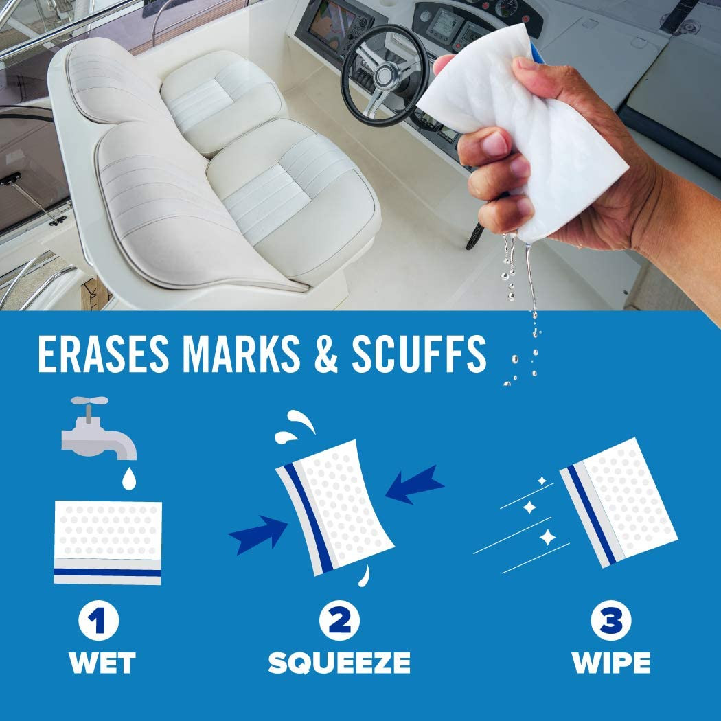 Boat Erasers by – Cleaning Sponge for Scuff Marks & Grime, Marine