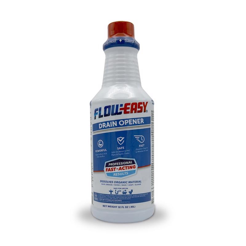 Flow-Easy FE32-6 Liquid Drain Opener 32 oz. for All Pipes (Pack of 12)
