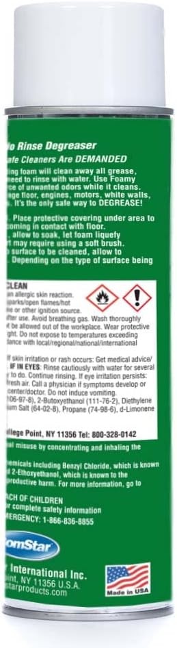 ComStar Foamy Clean 16 Oz No-Rinse Degreaser & Coil Cleaner Spray
