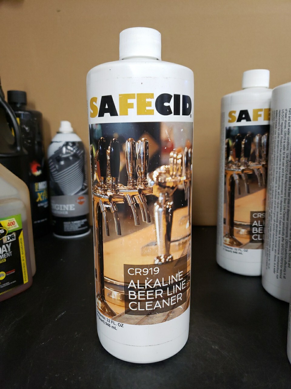 Safecid CR919 Alkaline Beer Line Cleaner- 32 Fl Oz Bottle
