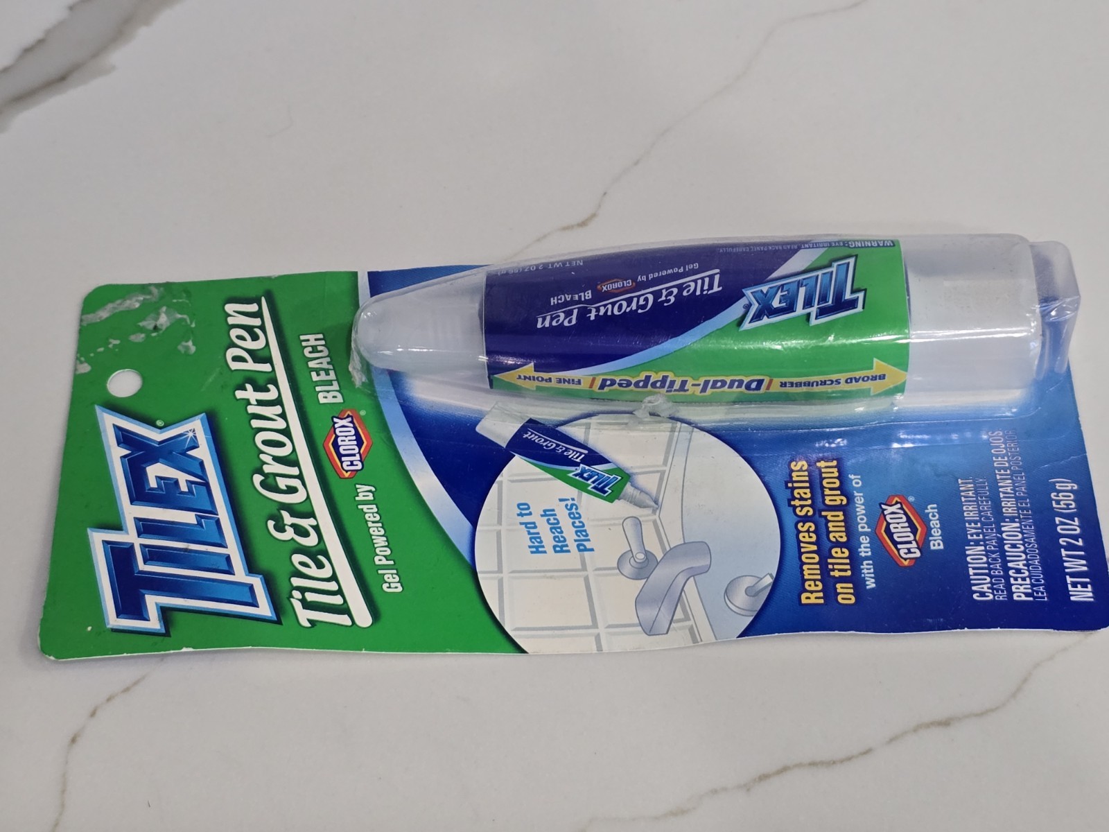 Tilex Tile & Grout Pen Removes Stains 2 oz Dual Tip Clorox Bleach 2010 NOS