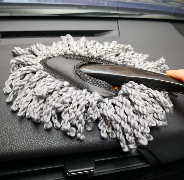 Set 3 Plumero Microfibra Extensible para Limpieza Auto sin Rayas