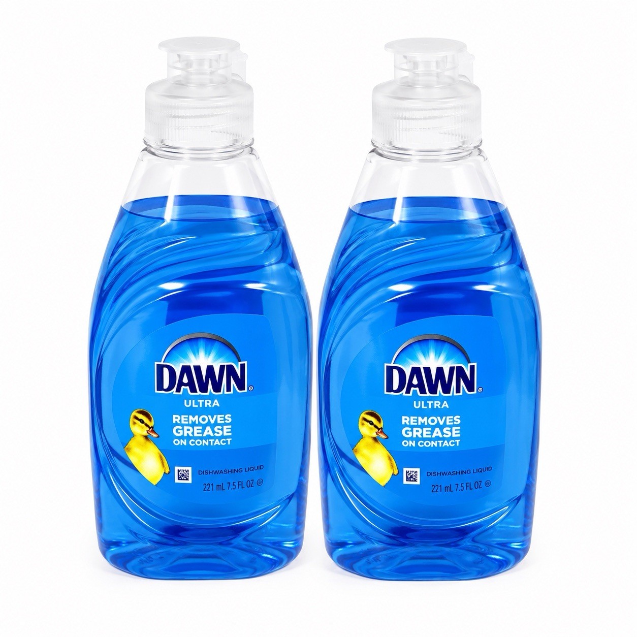 2 NEW Dawn Ultra Dishwashing Liquid 7.5 oz Bottles Original Scent Travel Size