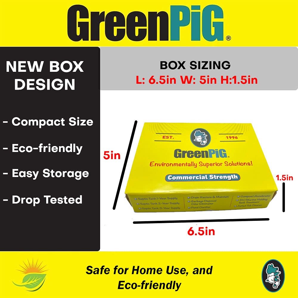 Septic Tank Treatment Pucks – Enzyme & Bacteria-Based Treatment for Preventat…