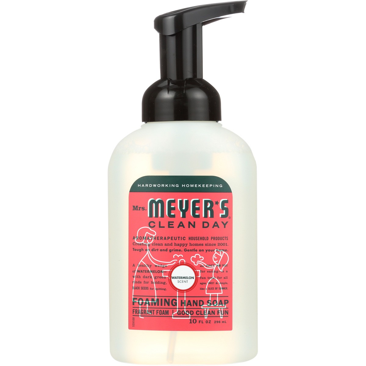 Mrs. Meyers Foaming Watermelon Hand Soap Meyer’S Clean Day 10 Fl Oz 4 Pack
