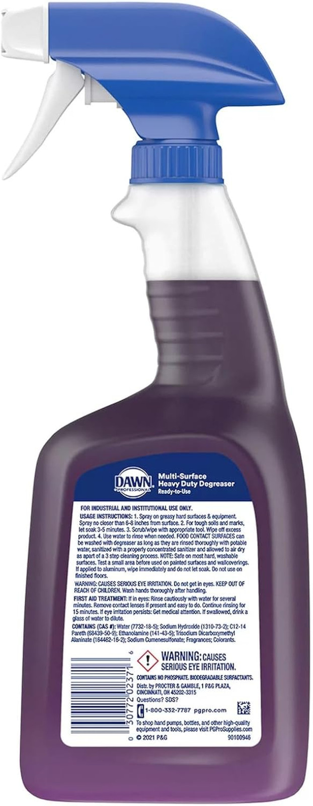 Dawn Professional Multi-Surface Heavy Duty Degreaser Spray 32 Fl Oz Bundled with