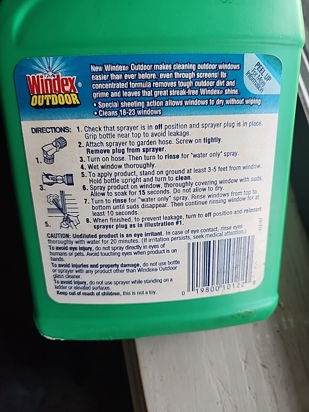 Windex Outdoor Concentrated Glass Cleaner 32oz 1997