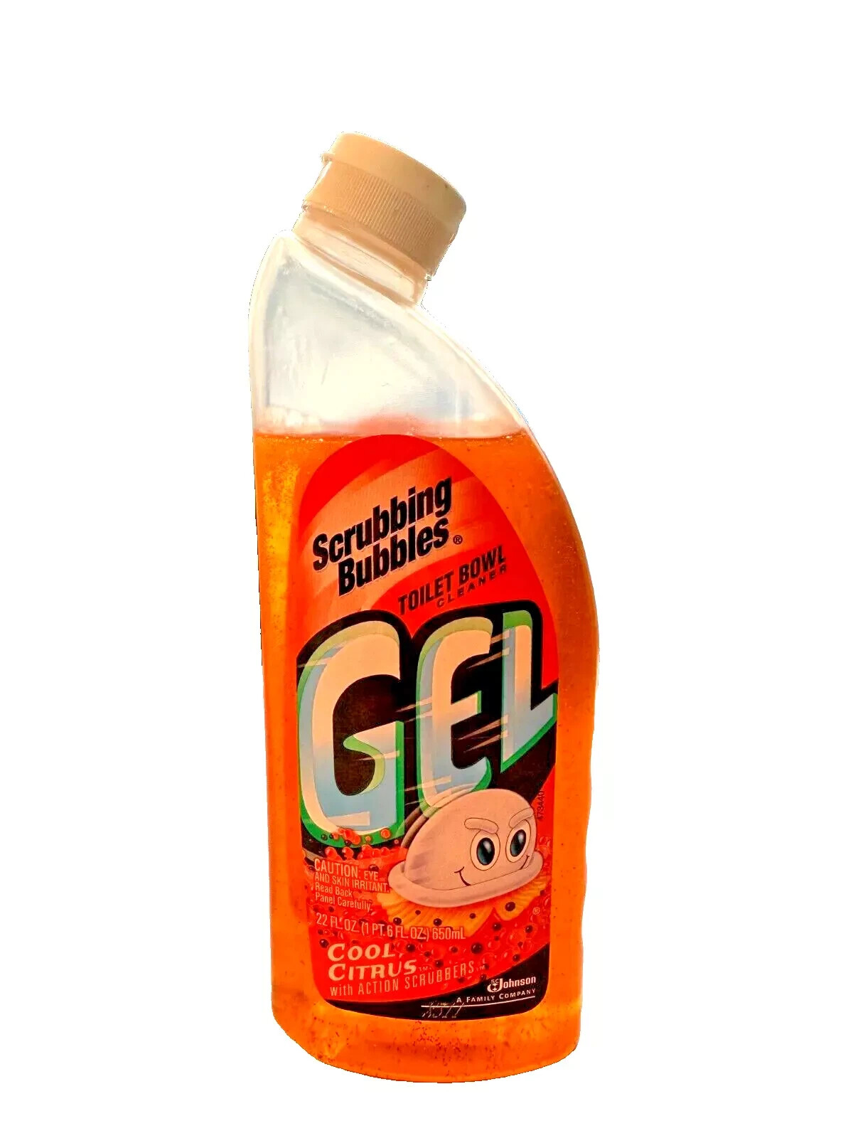 Johnson Wax Scrubbing Bubbles Gel Toilet Bowl Cleaner Cool Citrus 22 oz Action